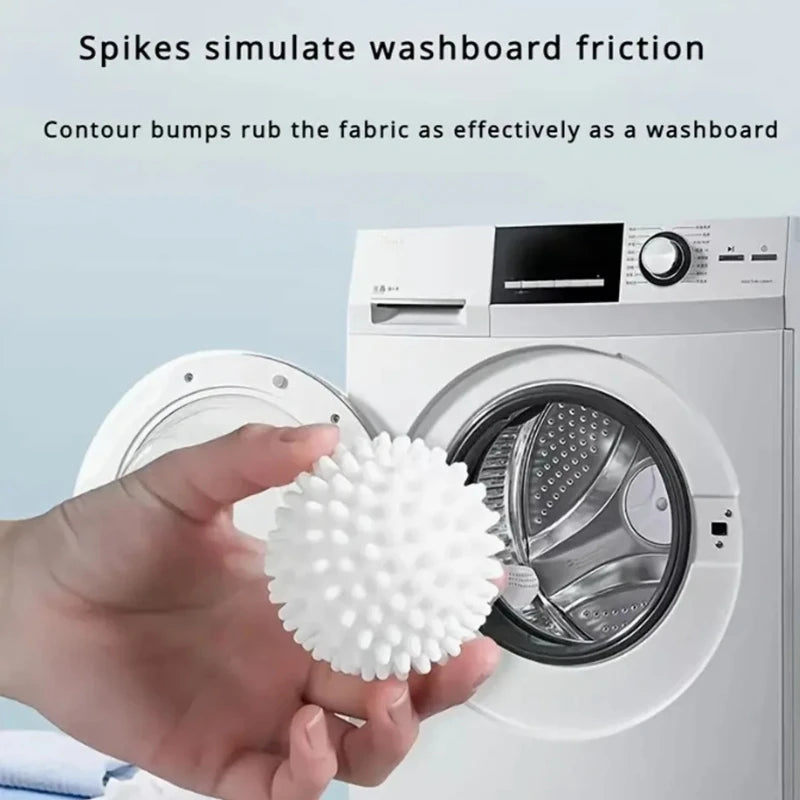 Reusable Laundry Ball Set (1/4pc) - Removes Hair, Softens Clothing, Prevents Tangling, Reduces Wrinkles