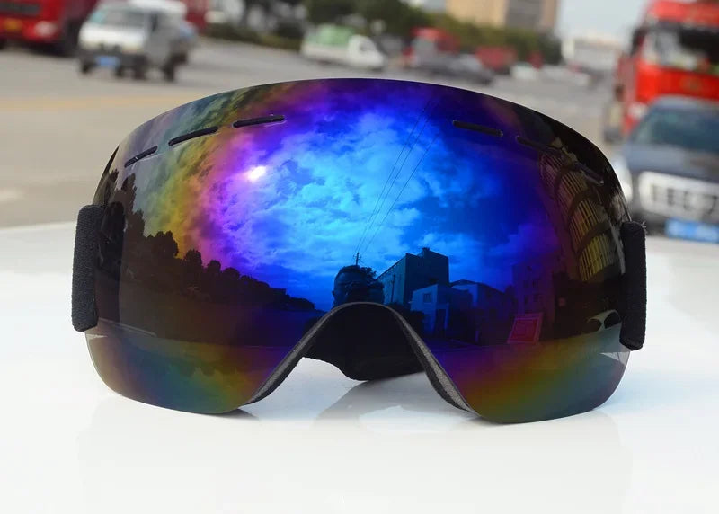 Light Ski Goggles Double Lens Layers UV400 Anti Fog Big Ski Mask Glasses Skiing Men Women Snow Snowboard Goggles Winter Eyewear