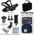Mobile Phone Head Chest Strap Harness Mount Holder Kit Cell Phone Clip for IPhone/Samsung for GoPro AKASO DJI Osmo Action Camera