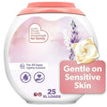 Baby Laundry Detergent XL Pacs, Sensitive Skin, Hypoallergenic, Lightly Scented Lavender, 25 Count