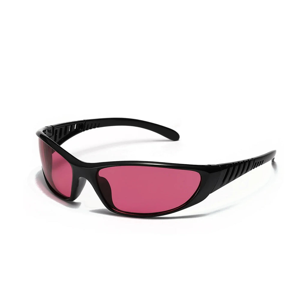 2025 New Silver SPORT Sunglasses Men Women Retro Punk Cycling Trendy Sun Glasses For Male Shades Goggle Outdoor Y2K