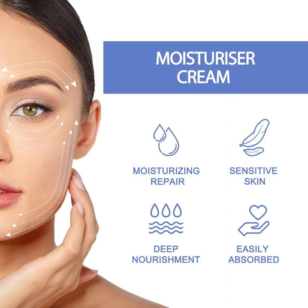 Ceramide Face Cream Moisturizing Hyaluronic Acid Repair Face Damaged Nourish Smooth Facial Cream Beauty Health Skin Care Product