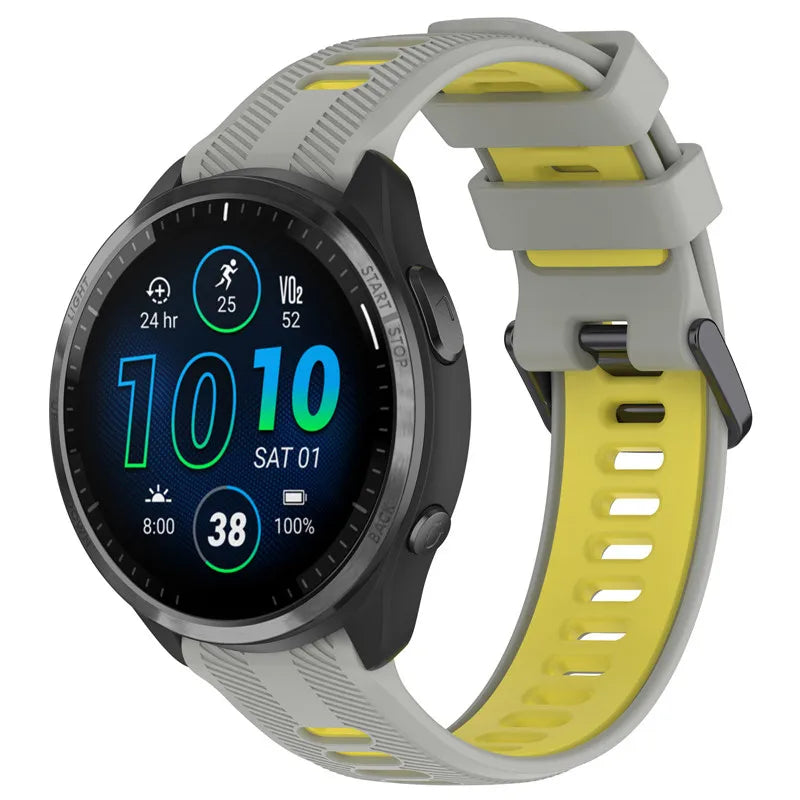 22mm Silicone Strap For Garmin Forerunner 965 Solar 945 935 745 Smart Watch Band Sport Wristband Bracelet For Fenix 5 6 7 Pro