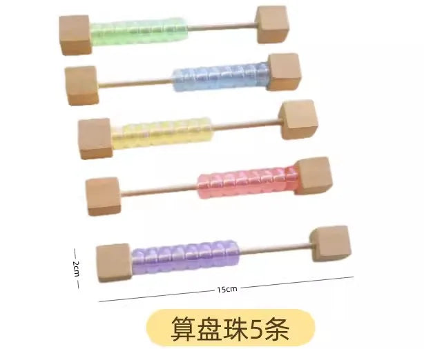DIY Montessori Busy Board Wooden Accessories Hand Pulled Wheel Gear Drum Car Board Castle Early Educational Toy For Childre Gift