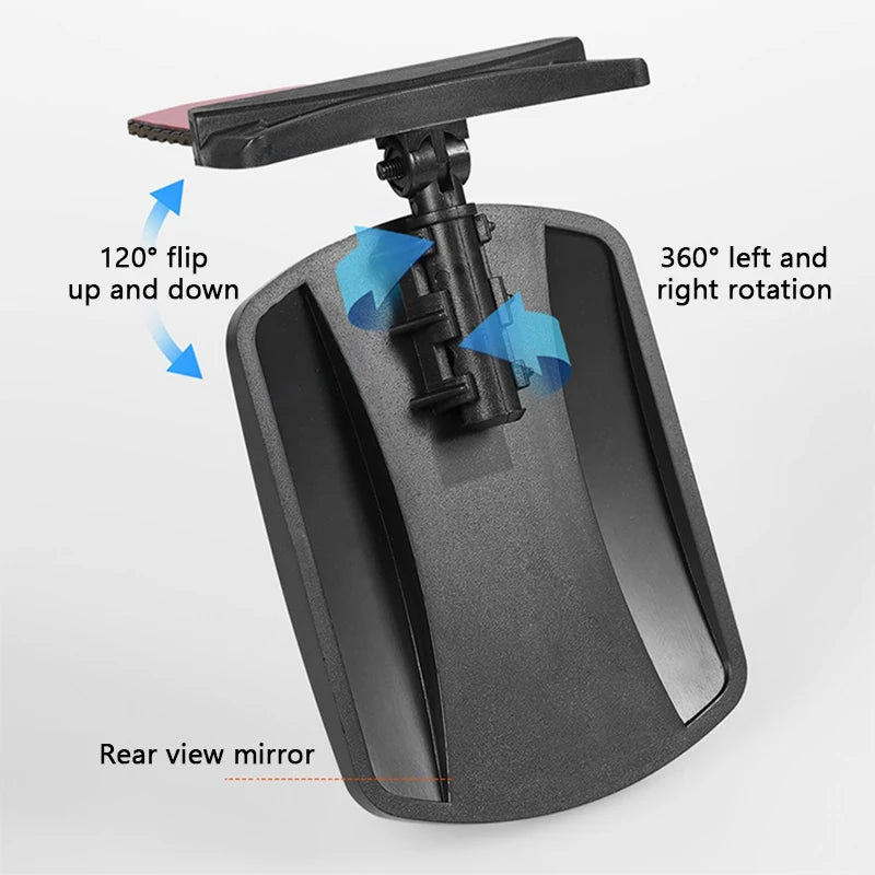 Baby Mirror Car Rear View Mirror Front Windshield Mirrors Paste Mirror Baby Kids Monitor 360 Degree Rotatable Angle Adjustable