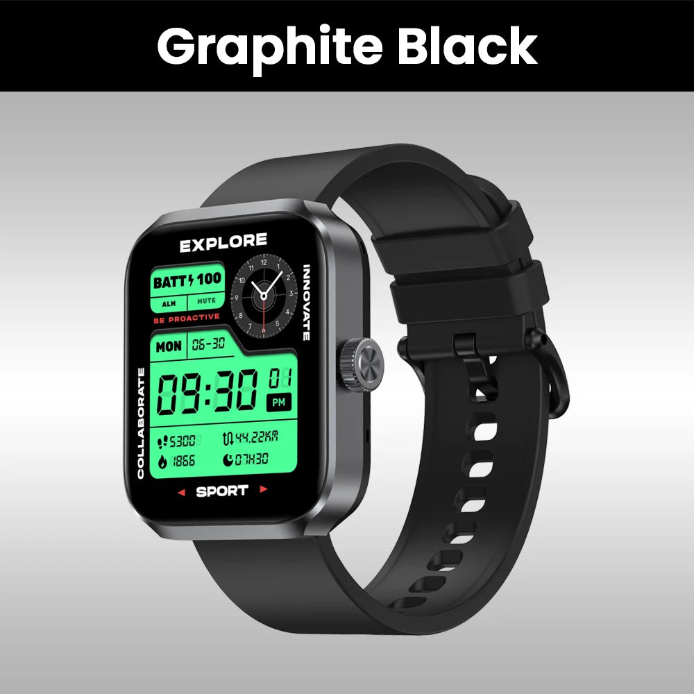 New Zeblaze Beyond 3 Plus GPS Smart Watch 1.78'' AMOLED Display Built-in Alexa Make/Receive Phone Calls 3ATM Sports Smartwatch