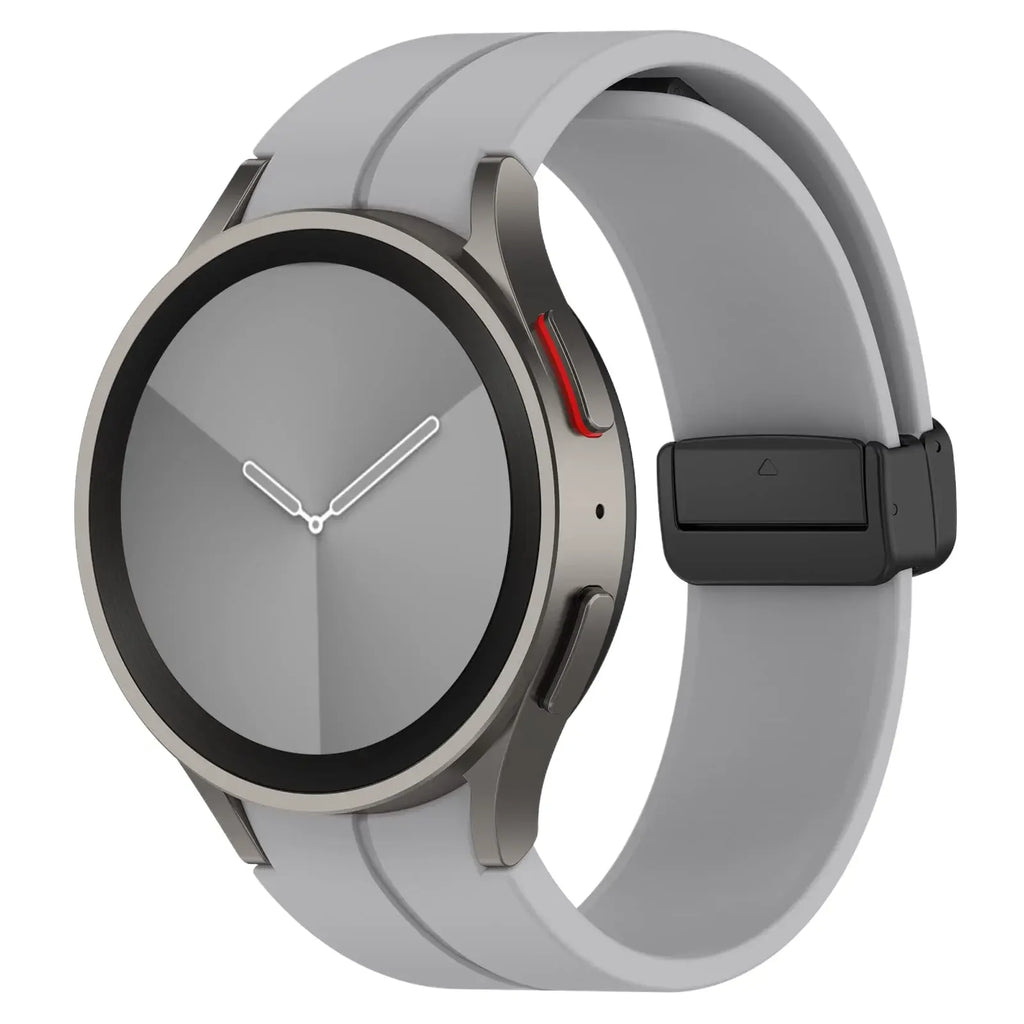 Original Silicone Band for Samsung Watch 7 6 5 4 Classic Strap 47mm 43mm 44mm 40mm Magnetic Buckle For Galaxy Watch 5 Pro 45mm