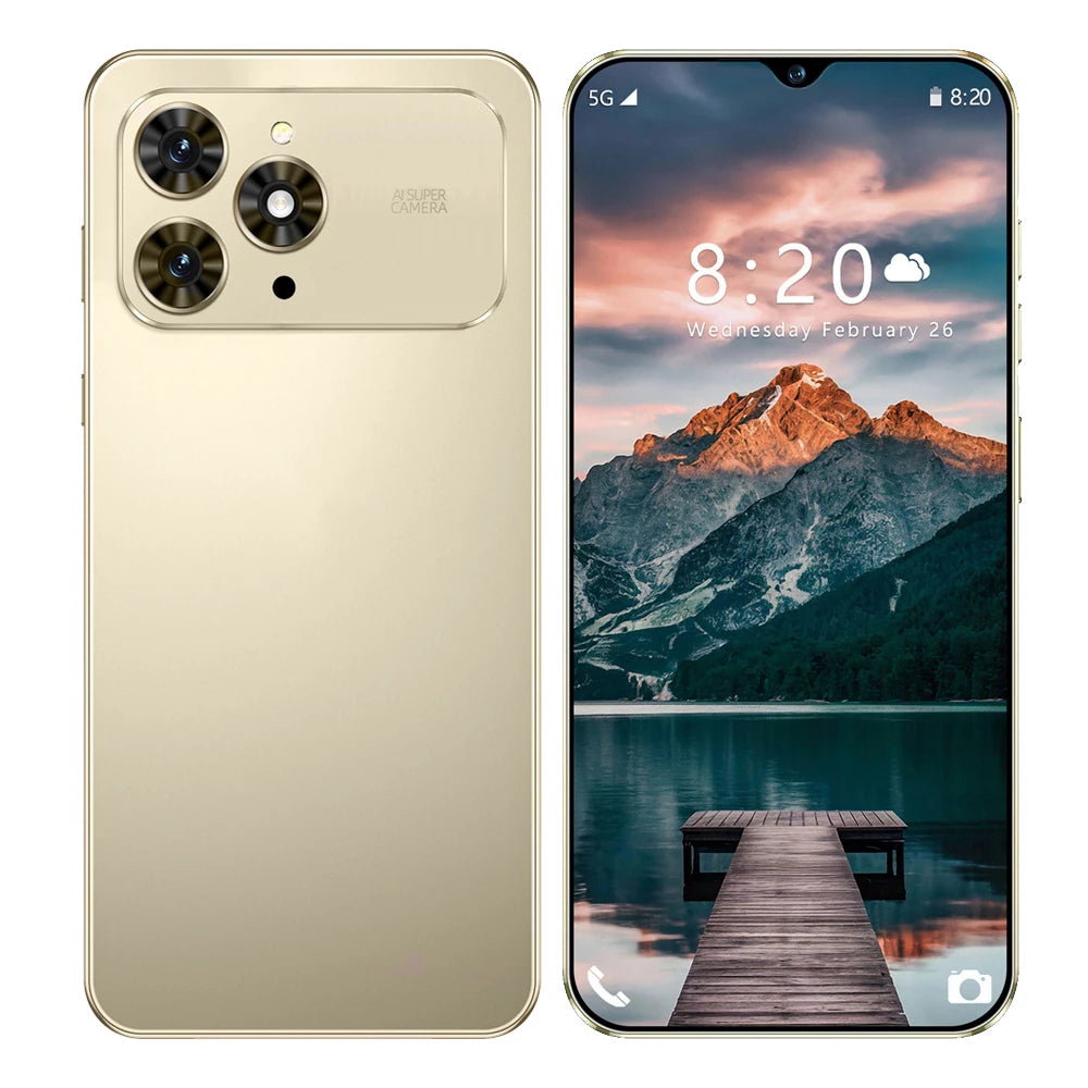 2026 NEW For i17 Pro Max Smartphone Original 7.0HD Cellphones 5G Dual Card Mobile Phones 8000mAh Android 15 Unlocked Cell Phone
