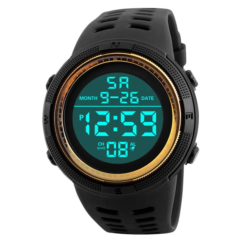Digital Men Watch Military Sports Wristwatch Multifunction Waterproof Sport Watches Kids Student Electronic Watch for Men Gifts