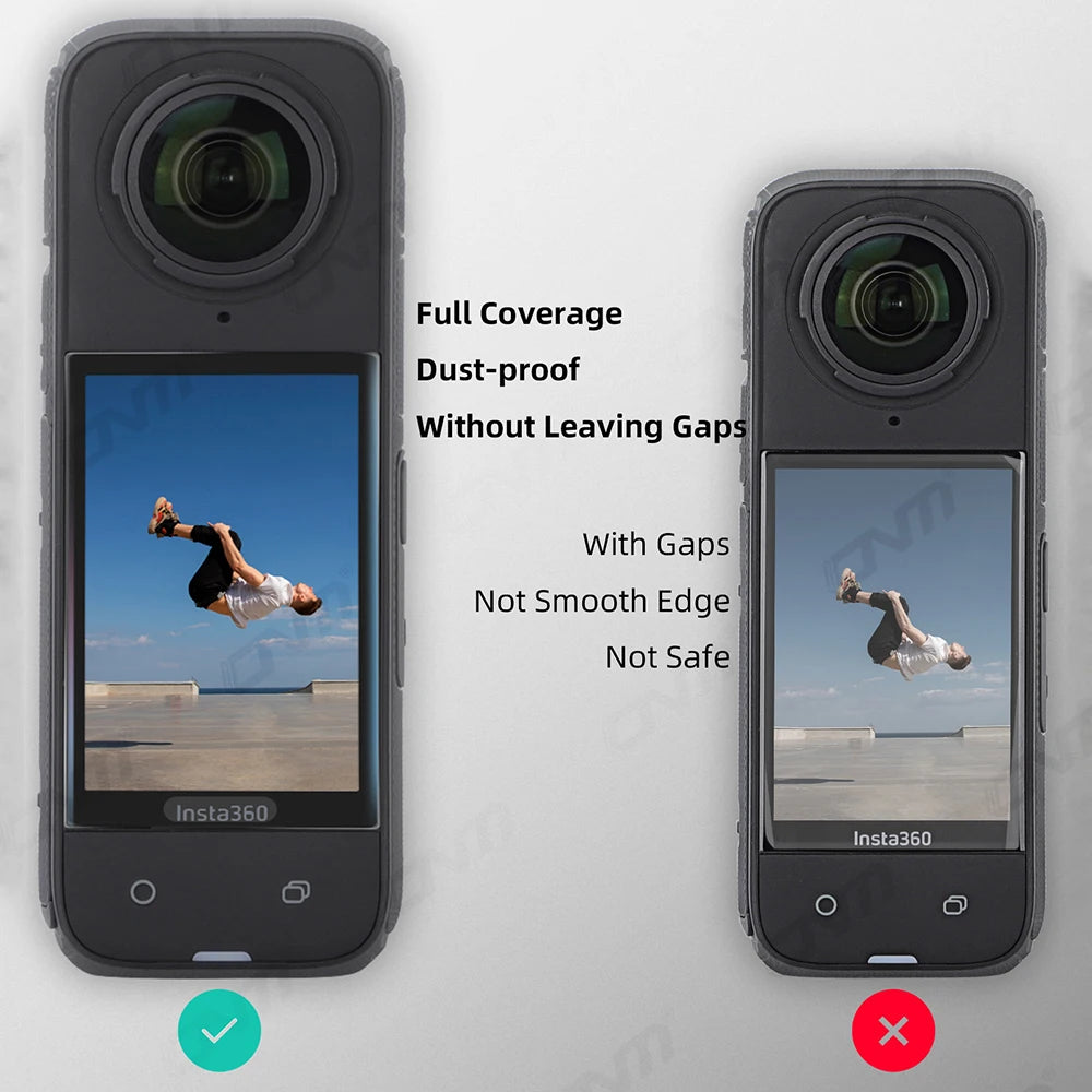 3PCS Screen Protector for Insta360 X4 Accessories Anti-scratch Film for Insta 360 X4 Full Coverage Protective Film (Not Glass)