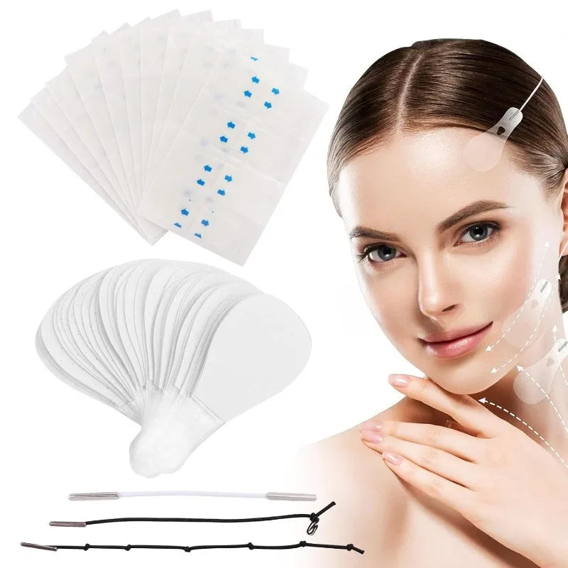 40-240Pcs/Set Invisible Facial Liftting Stickers Thin Face Patches Facial Line Wrinkle Sagging Skin Fast Pull Chin Adhesive Tape