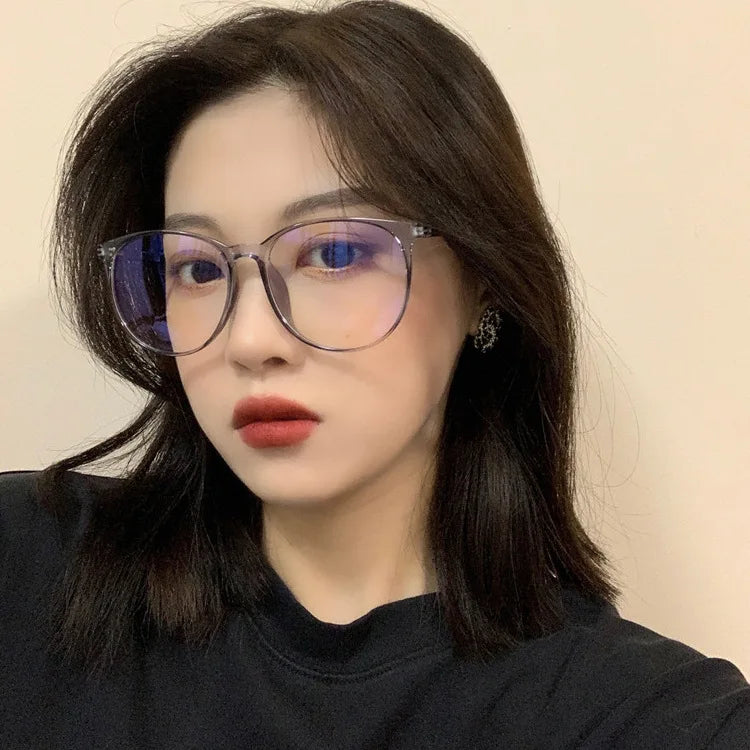 1PC 2025 New Classic Retro Glasses Fashion Internet Celebrity Plain Reading Glasses