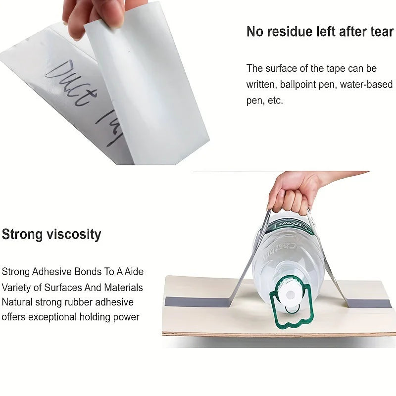Super Sticky Cloth Duct Tape Waterproof Heavy Duty Industrial Tape for Carpet Edging, Floor Repair, Item Fixing and Bundling Use