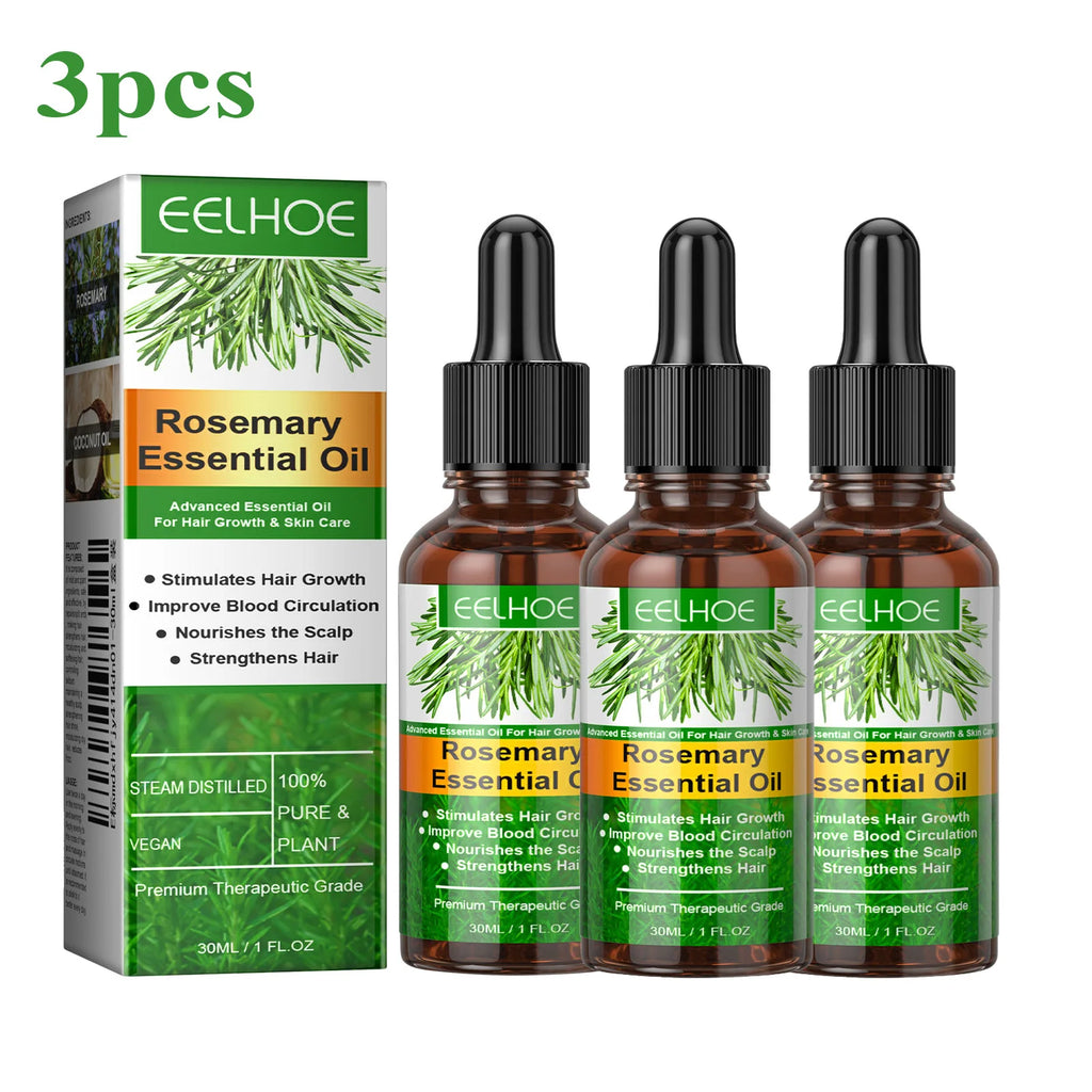 Rosemary Hair Growth Oil Natural Hair Care Serum Anti Hair Loss Scalp Treatment Repair Damaged Hair Stimulate Hair Follicles Thi