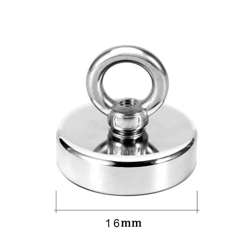 D16MM D42MM Fishing Magnet Searcher Power Super Neodymium Strong Magnet Heavy Duty Search Magnet 100 kg Merry Christmas