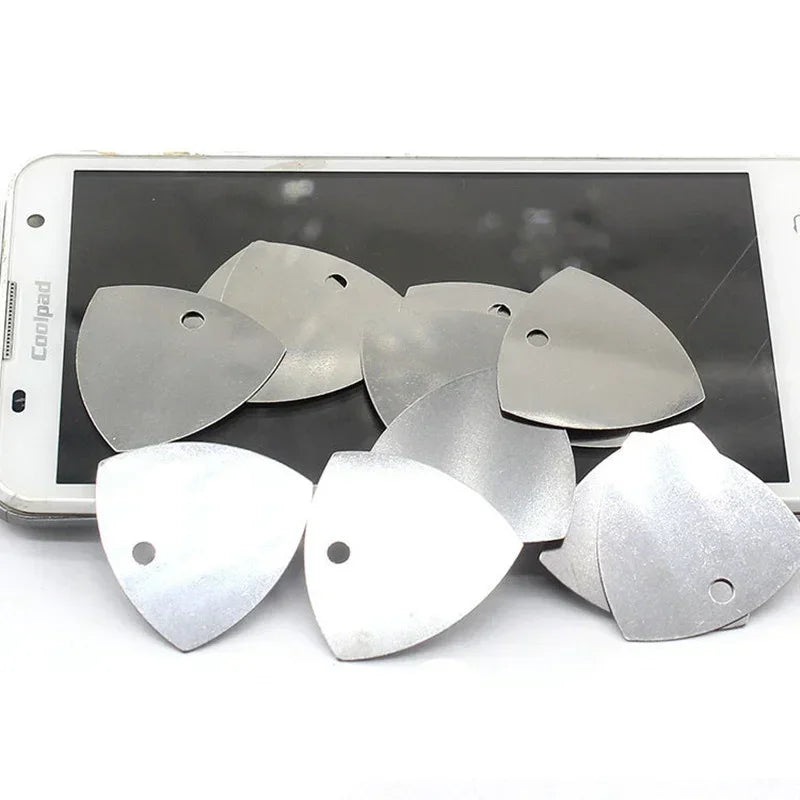 Metal Phone Opening Tools 10/20/50PCS Metal Guitar Picks Pry Opener for iPhone iPad Tablet PC Disassemble Repair Tool Kit