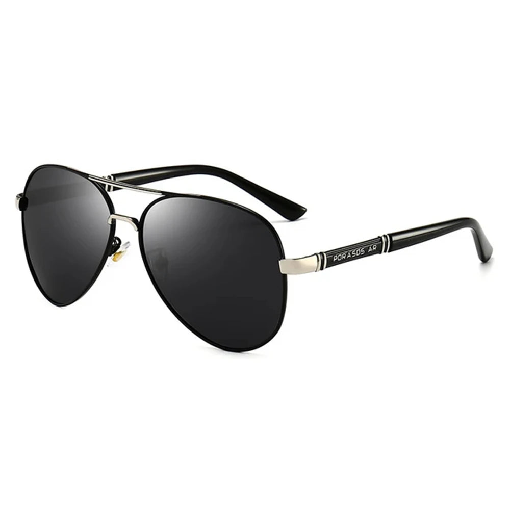 Men's Polarized Sunglasses Aviator Sunglasses For Men Women Metal Frame Glasses for Traveling Surfing Driving Fishing UV400