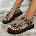 Summer Flat Women's Shoes Hemp Rope Set Foot Beach Sandals Outdoor All-match Casual Slippers Large Size Women Sandals