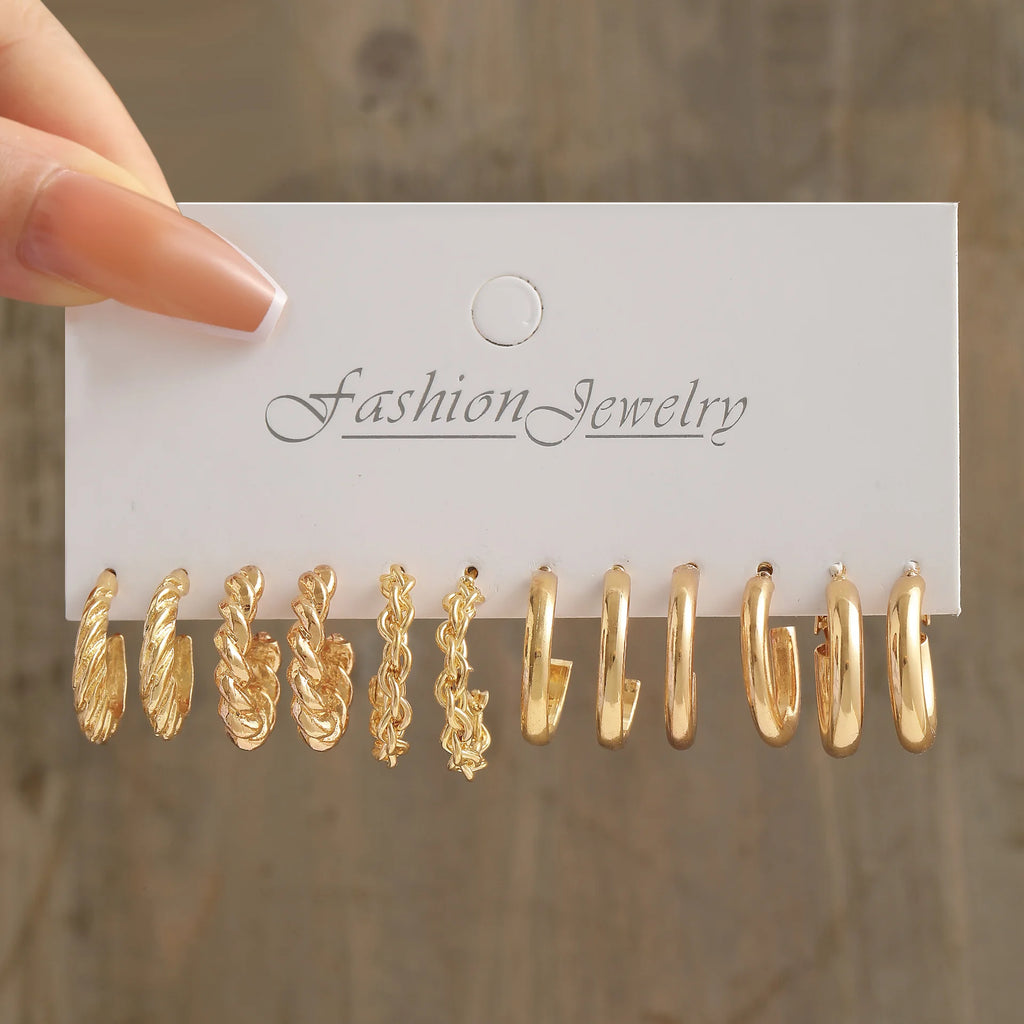 104 Pcs/Set Fashion Metal Pearl Zircon Earrings  Butterfly Necklaces Bracelets Rings Combinations Jewelry Sets For Women's Gifts