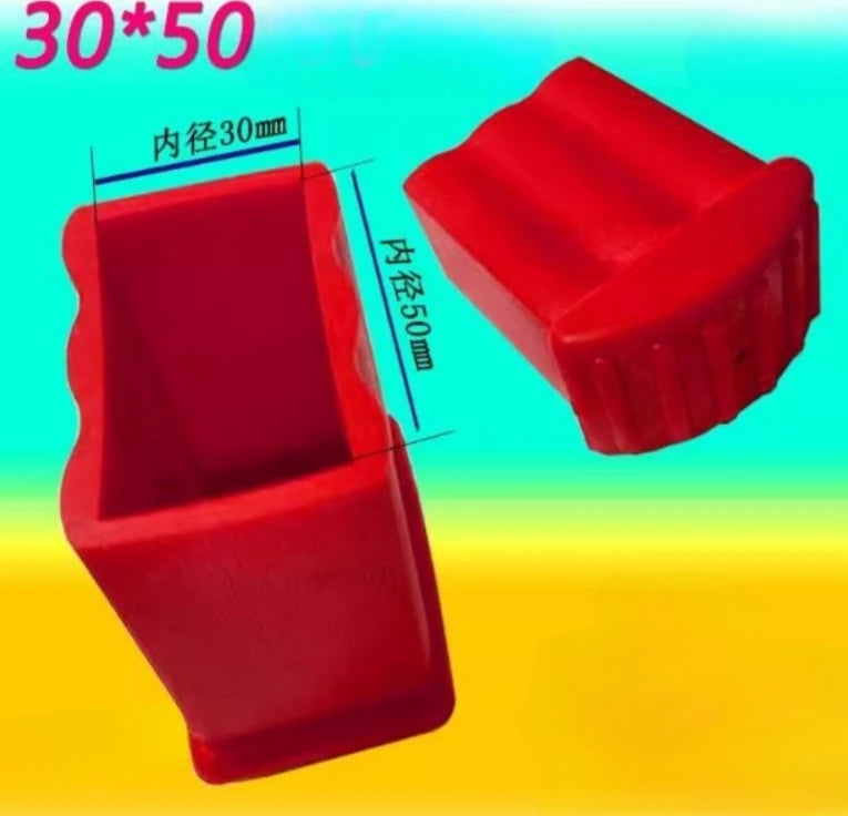 2pcs Step Ladder Folding Ladder Leg Caps Home Ladder Leg Thickening Non-slip Rubber Pads Floor Protector Pads Table Foot Dust