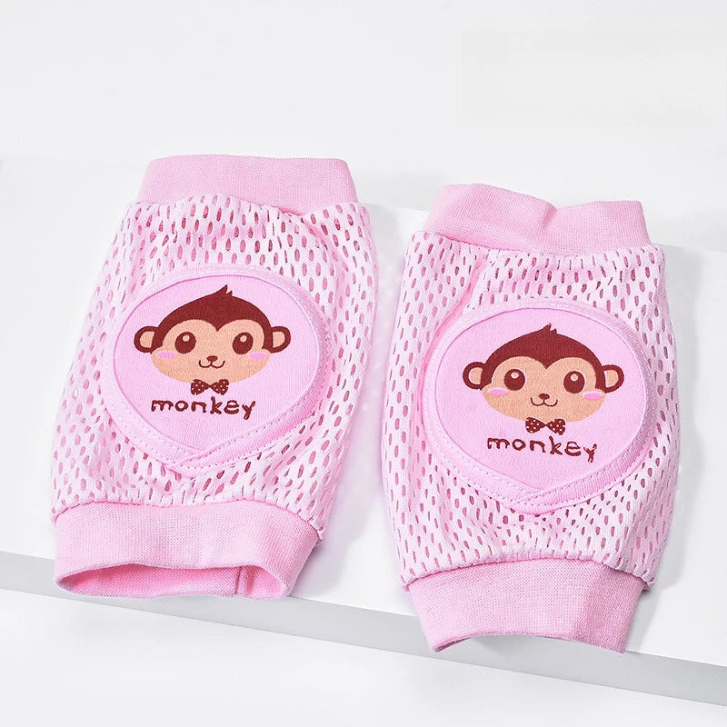 Anti-Fall Learning to Walk Gear for Infants & Toddlers Baby Knee Pads 1 Pair - Thin Summer Crawling Protection,