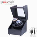 [2 Rotation Modes] FRUCASE PU Watch Winder for Automatic Watches Watch Box 1-0 / 2-0