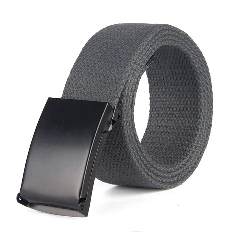 New Men's Belts Tactical Outdoor Belt Male Colourful  Canvas Trouser Belt High Quality Trend Man Waistband