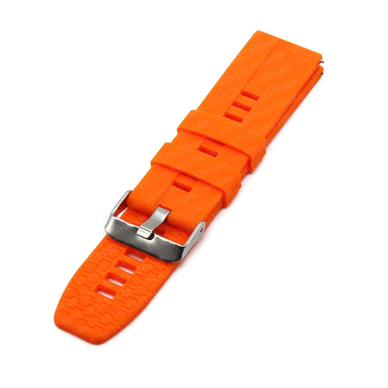 22mm Silicone Watch Band for Huawei Watch GT 2 46mm Soft Sport Strap Bracelet Watchband for Samsung Galaxy Watch 46mm Gear S3