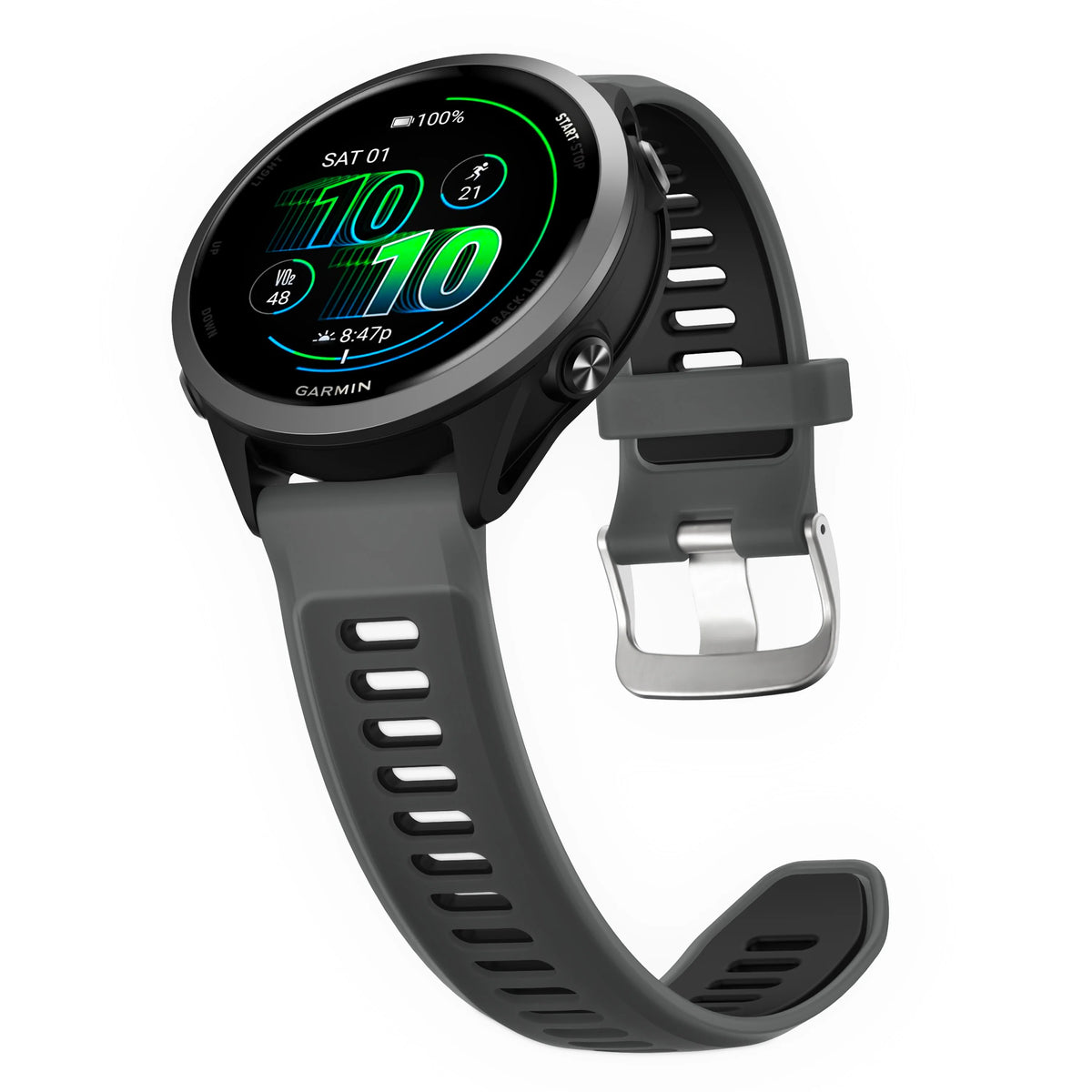 18/20/22mm Silicone Strap for Garmin Forerunner 170 70 165 265 55 245 570 47/42mm Bracelet Garmin Venu 4 45/41mm/Active 6 5 Band