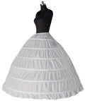 Babyonlinedress 6 Hoops Crinoline Ball Gown Wedding Petticoat Fluffy Underskirt Mariage Half Slips Wedding Accessories