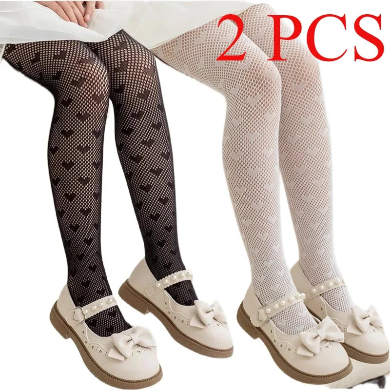2/1 PCS Baby Girl Tights Kids Dance Stocking Sock Children School Student Uniform Tights Princess Black White Pantyhose