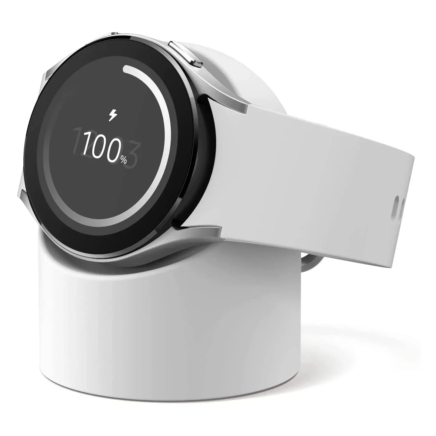 Compatible with For Samsung Galaxy Watch 7 4 3 6 5 Charger Stand 40 44 46mmGalaxy Watch3 4 6 5 Pro 7 Charger silicone Stand 45mm