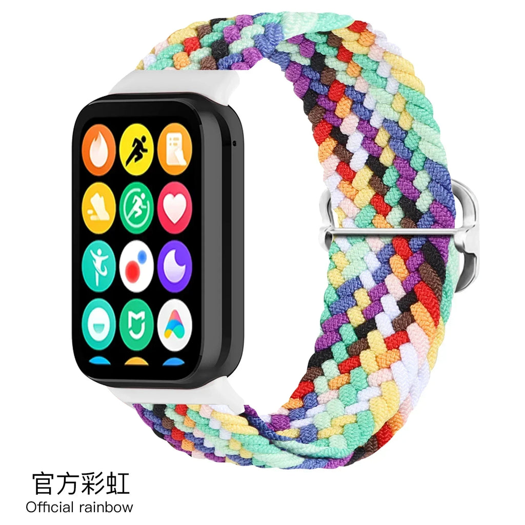 Nylon Strap for Xiaomi Mi Band 9/8 Pro Breathable Replaceable Bracelet Wristband Correa Redmi Watch 4/5/6 Watchband Accessories