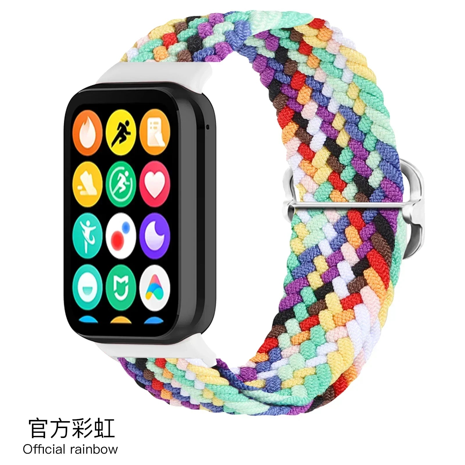Nylon Strap for Xiaomi Mi Band 9/8 Pro Breathable Replaceable Bracelet Wristband Correa Redmi Watch 4/5/6 Watchband Accessories