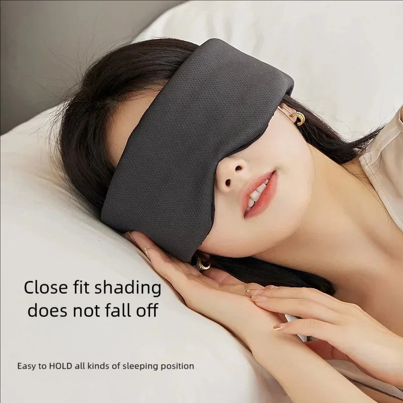 1pcs Sleeping Mask Breathable and Pressure-reducing Soft Portable Travel Mask Lunch Break Eye Cover