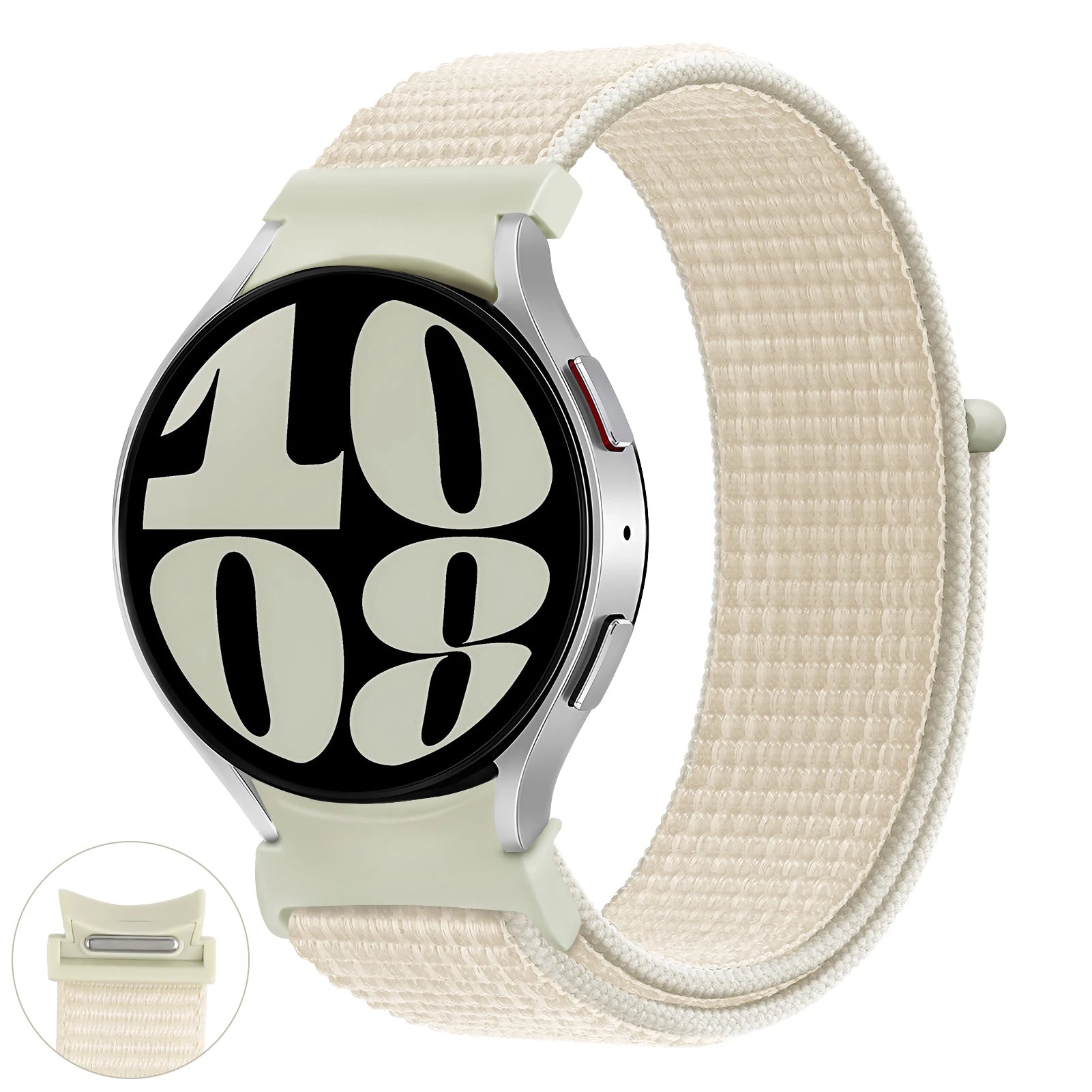 No gaps nylon Band For Samsung Galaxy Watch 6 4 Classic 5 pro 44mm 40mm 47mm 43mm 20mm Sport loop bracelet Galaxy Watch 6 Strap