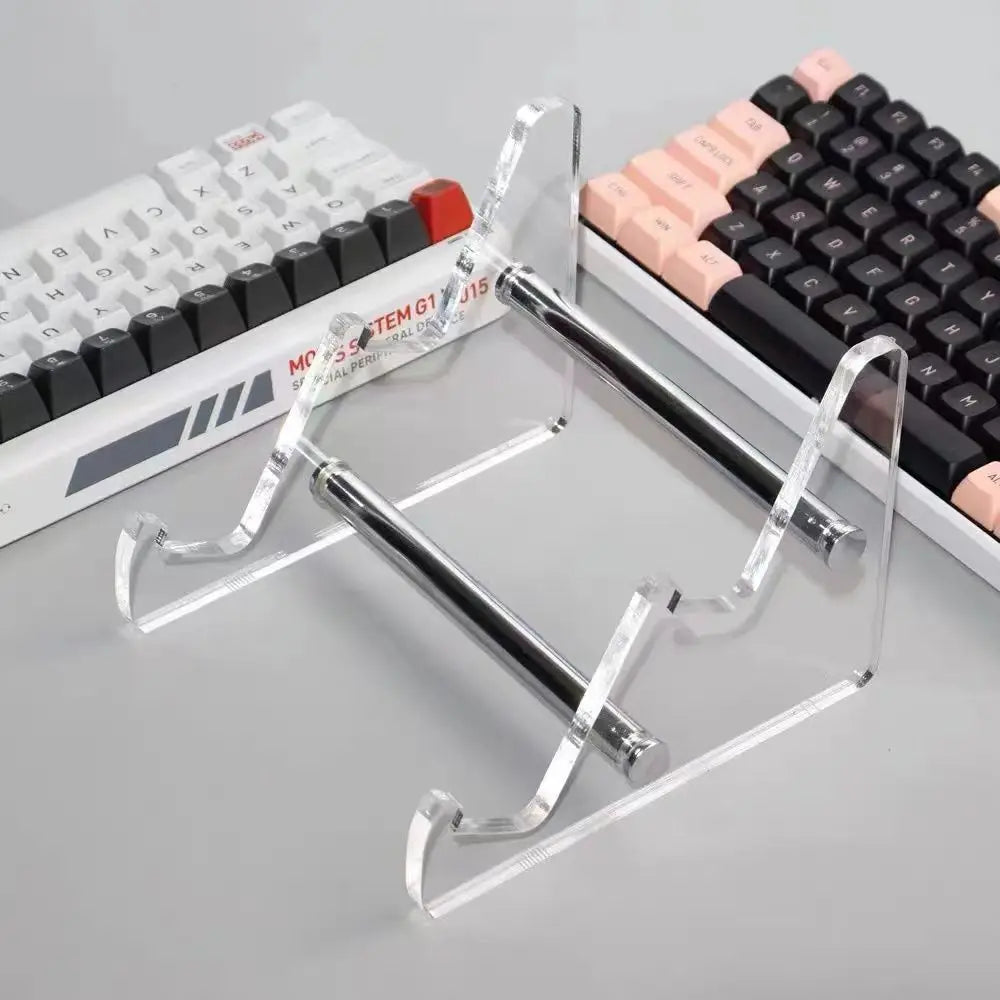 Transparent Acrylic Keyboard Stand, Multi-Layer Display Holder for Mechanical Keyboard Desktop Organizer