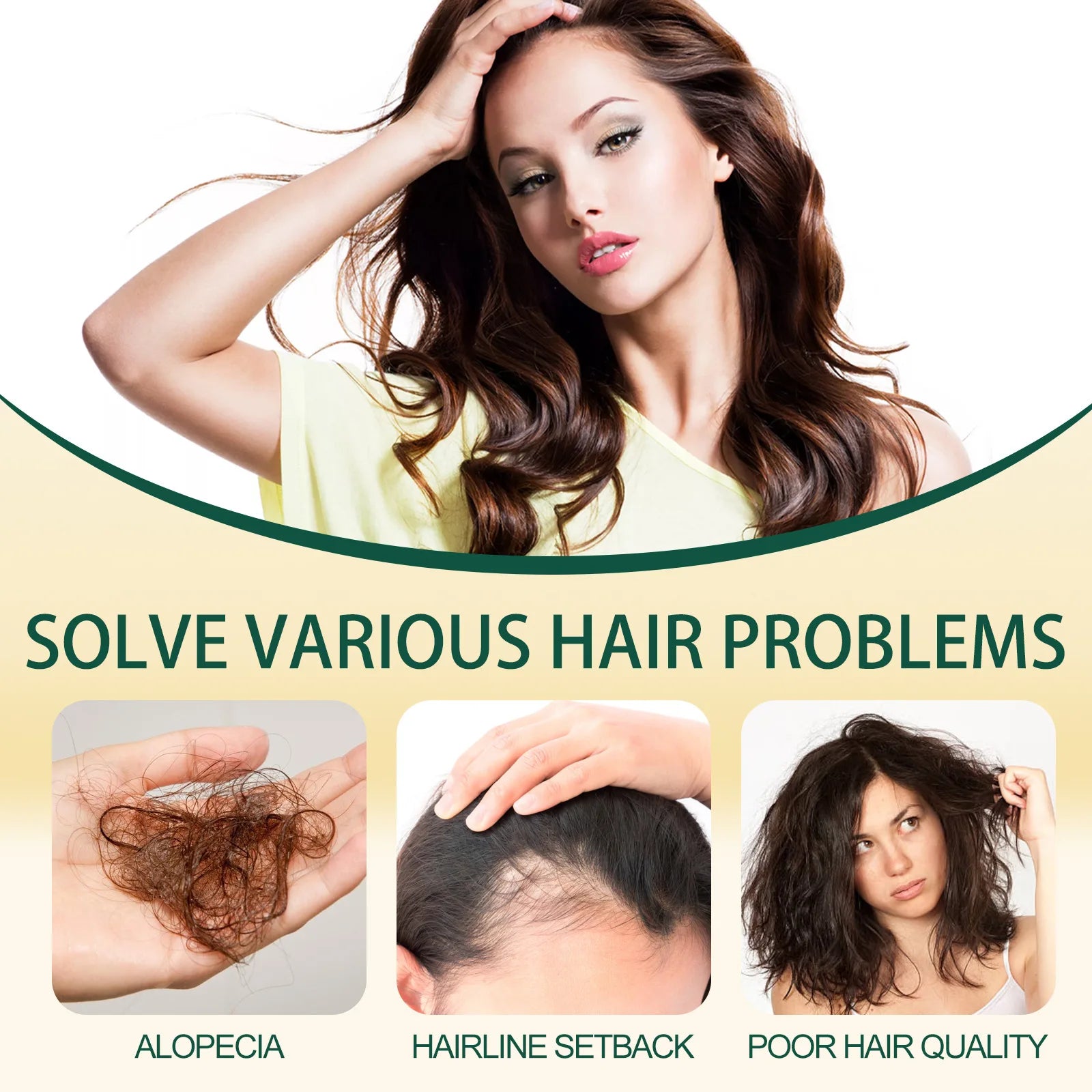 Hair Growth Cream Prevent Loss Baldness Treatment Improves Dryness Reduce Damaged Deeply Moisturizing Repairing Curls Hair Mask