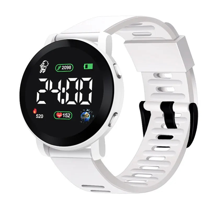 2023 Fashion Men Women Sport Silicone Watches Astronaut Electronic Watch Lightweight Waterproof Wrist Watch LED Display Clock