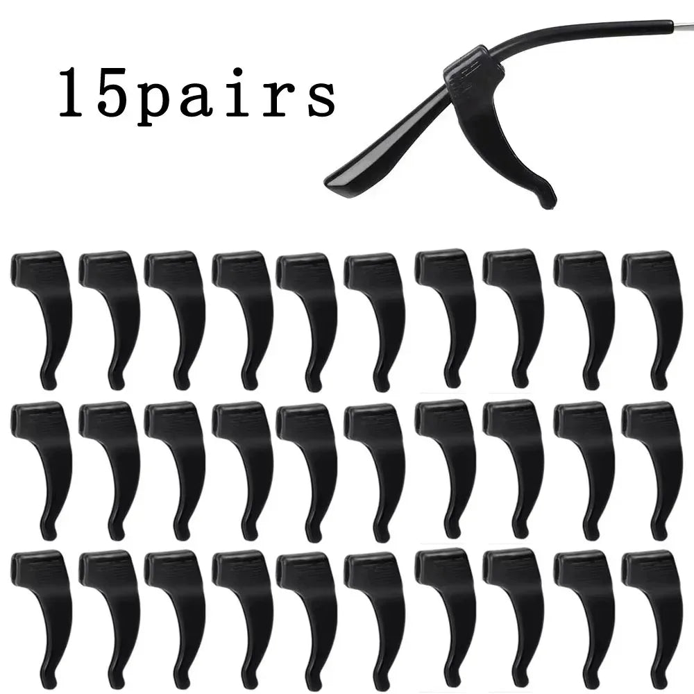 10/30pcs Glasses Anti Slip Sleeve Silicone Ear Hook Fixation for Eyeglasses Sunglasses Anti Fall Hook Anti Slip Sleeve