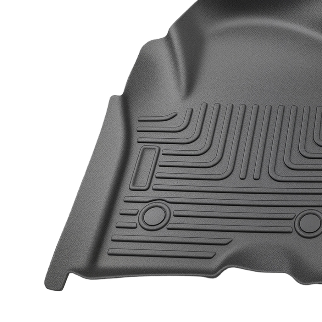 Floor Mats Liner for Chevrolet Suburban Yukon XL 2021-2025 Black TPE Car Carpet