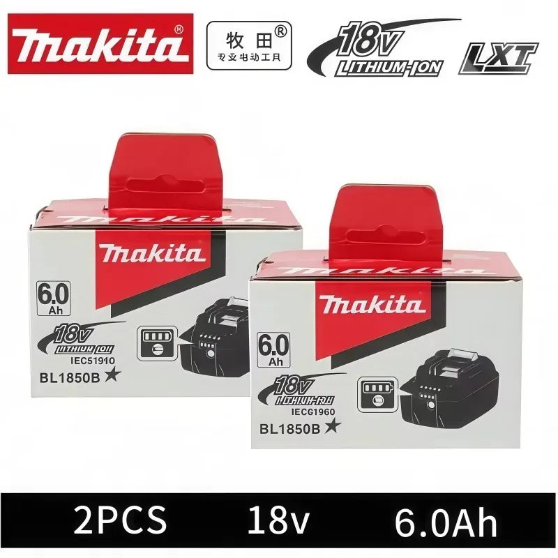100% Genuine 18V Makita 6Ah Makita Battery BL1840 BL1830B BL1850B  Replacement Lithium Battery