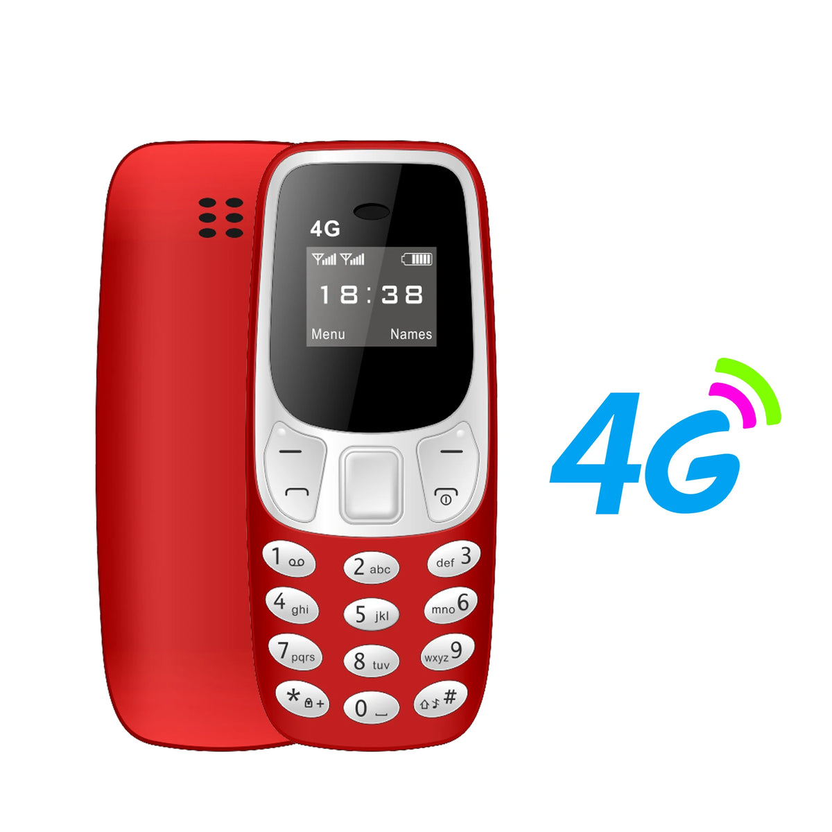 SERVO BM10 Super Mini Pocket 4G LTE Feature Phone Dual SIM Speed Dial Call Recording Blacklist MP3 Player Alarm Clock Cellphone