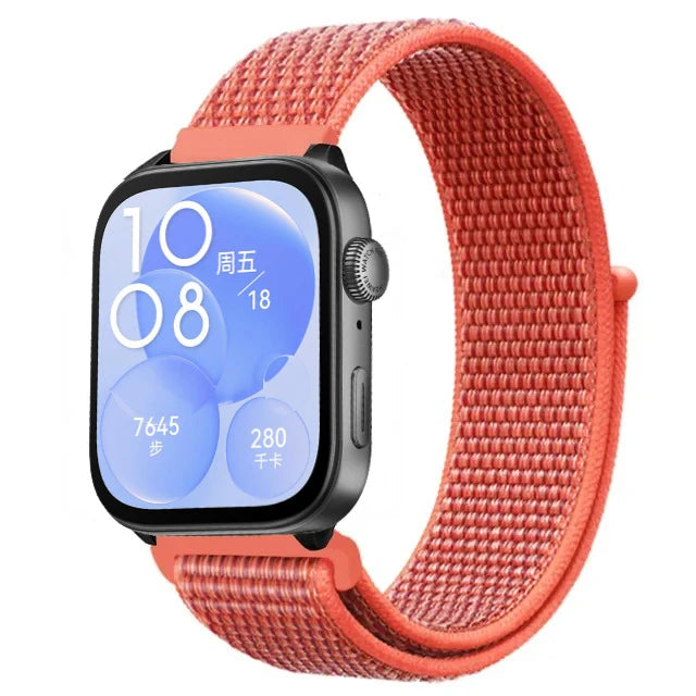 Nylon Loop Strap For Huawei Watch Fit 5/4/3 Sport Breathable Replacement Bracelet Wristband Huawei Watch Fit 4 5 Pro Accessories
