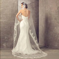 Wedding Veil Lace Edge Long Luxurious Bridal Veil White/Ivory Veil With Comb Tulle Cathedral One-layer 3 Meters Bride Accessorie