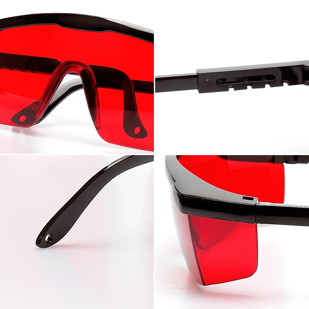 New Red Laser Enhancing Glasses For Laser Level Adjustable Protection Eye Safety Vertical Horizontal Lasers Parts