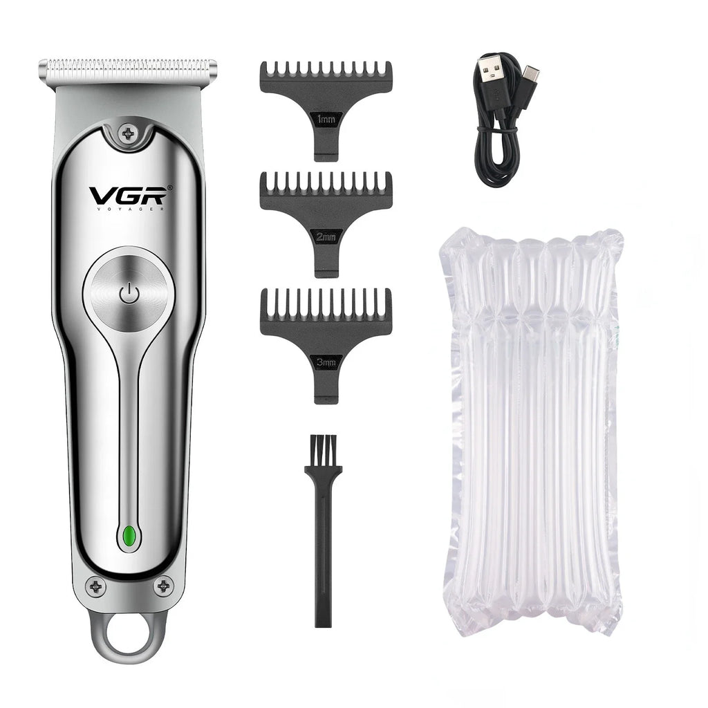 VGR Trimmer Rechargeable Hair Clipper Cordless Hair Cutting Machine Electric Clipper Professional Hair Trimmer for Men V-071