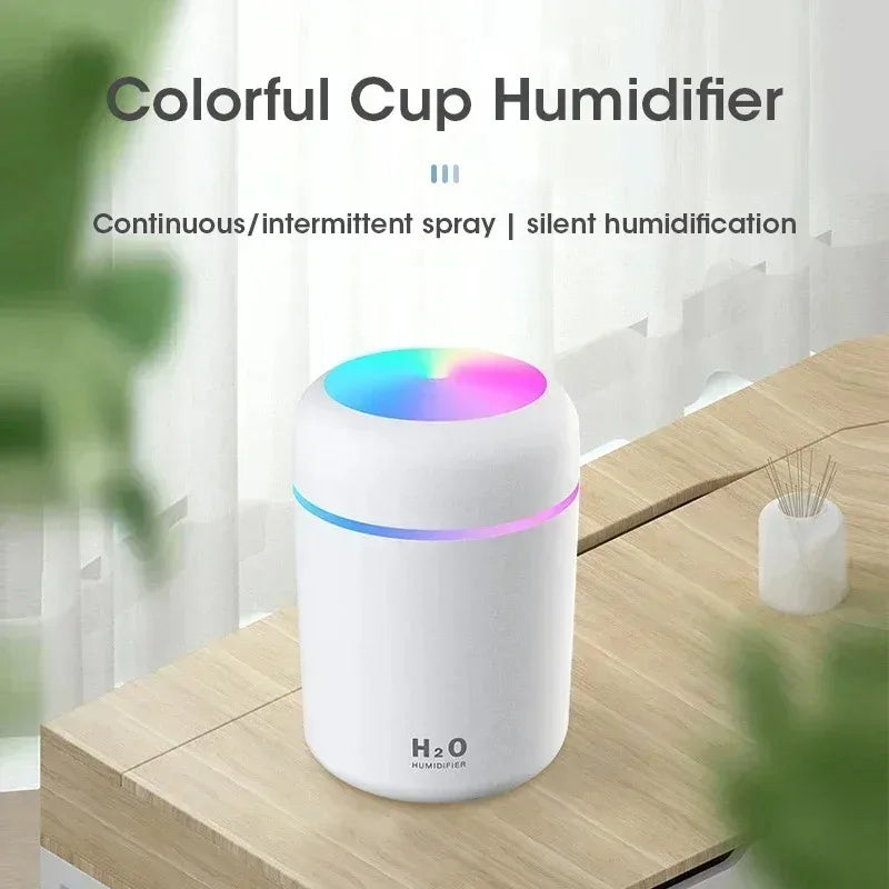 Mini USB Portable Spray Humidifier Atomizer Small Desktop for Car with Essential Oil Aromatherapy Mister