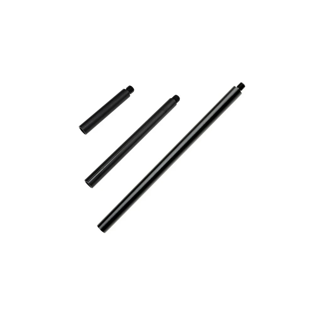 Aluminum Alloy Extension Rod 1/4"-20 & 3/8"-16 Male Female Threads Multi-Size Support Pole for Camera Lighting Equipment Mount