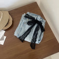 Unique Y2k Long Lace Waistband Bow Thin Lace Waist Belt Tie Up Floral Dress Jeans Belt Summer